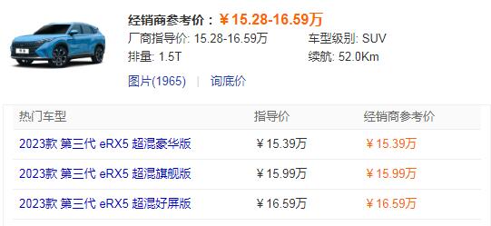 汽车续航排行榜